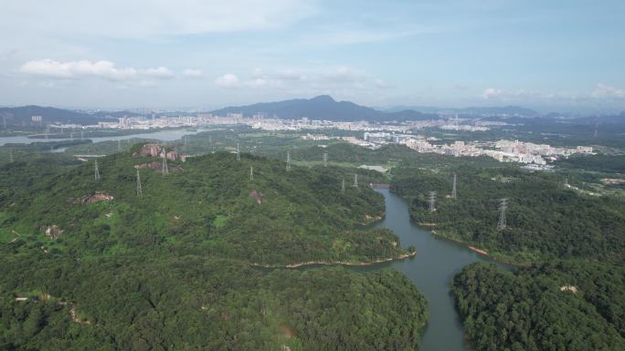 深圳宝安凤凰山森林公园九龙坑水库