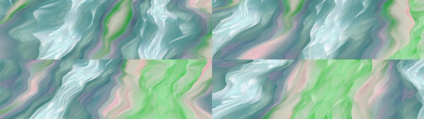 抽象海浪海洋涌动视觉艺术创意片头8893