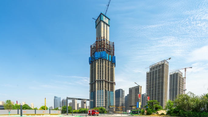 中国国际丝路中心大厦延时8k