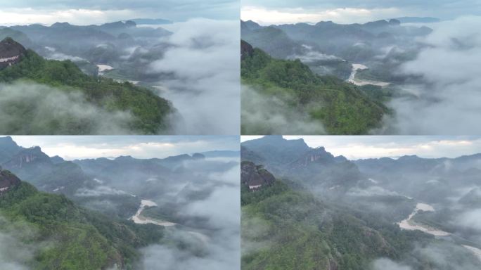 武夷山景区航拍