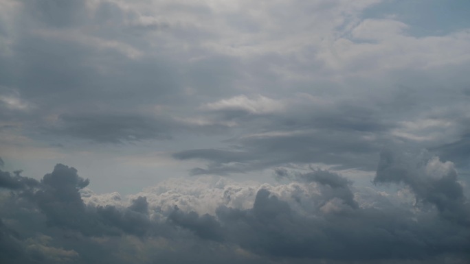 多云天气雨后天空阴天乌云延时云层天气变化