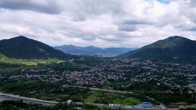 【原创4K】永春岵山古镇山村农村航拍延时