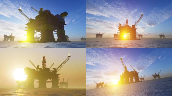 4K 海上石油开采勘探