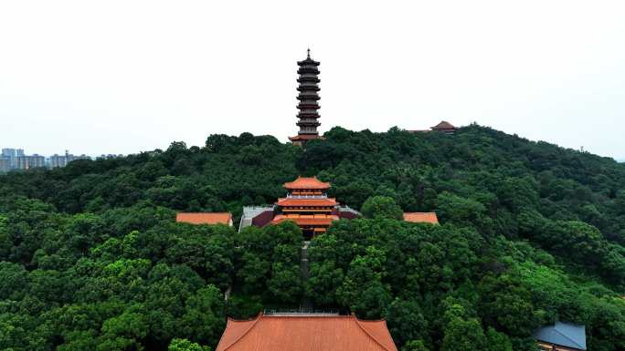 湖南岳阳4A景区圣安寺航拍合集