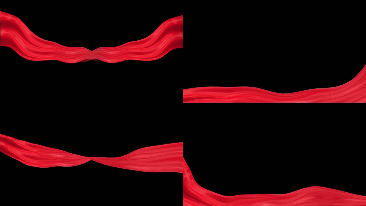 9款样式无限循环红绸
