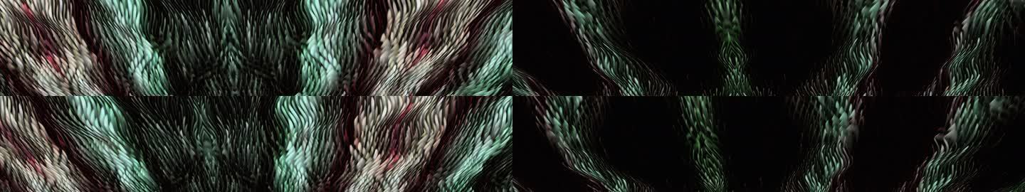 抽象粒子海浪海洋涌动视觉艺术创意秀486