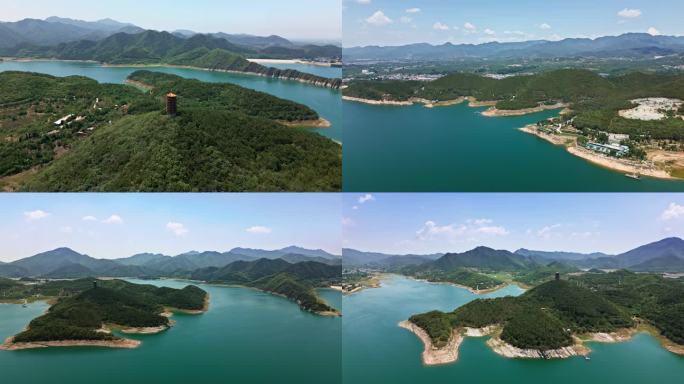 北京平谷金海湖航拍