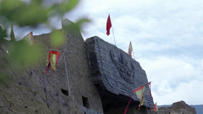 【4K】古代羌寨防御碉楼