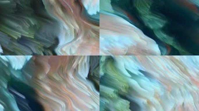 抽象海浪海洋涌动视觉艺术创意秀2463