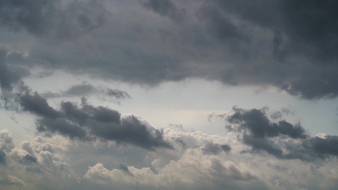 多云天气雨后天空阴天乌云延时云层天气变化