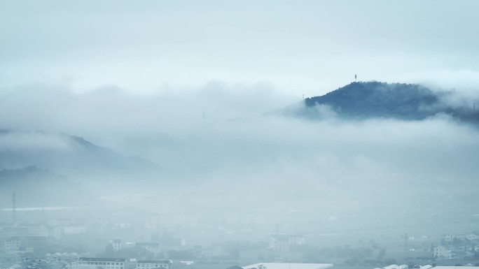 浙江台州章安太平山航拍