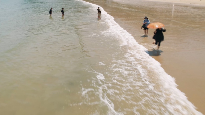 沙滩海浪1青岛仰口