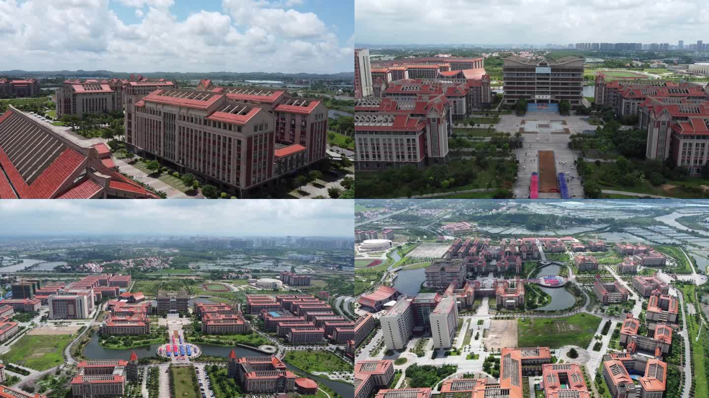 航拍北部湾大学