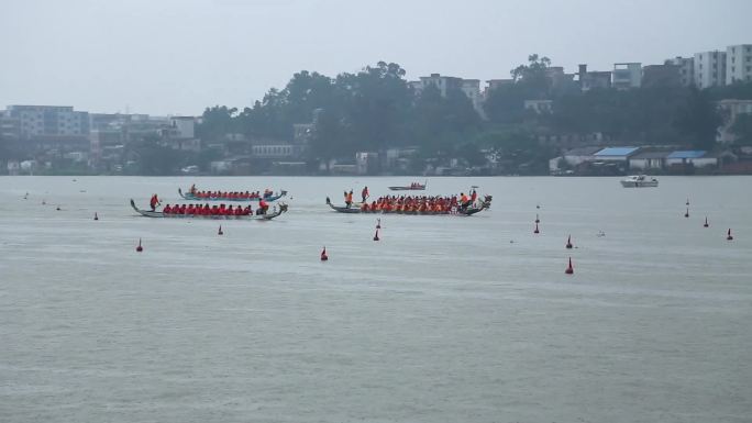 龙舟比赛 划船 传统节日