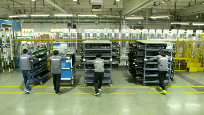 生产车间 电器制造 中国企业