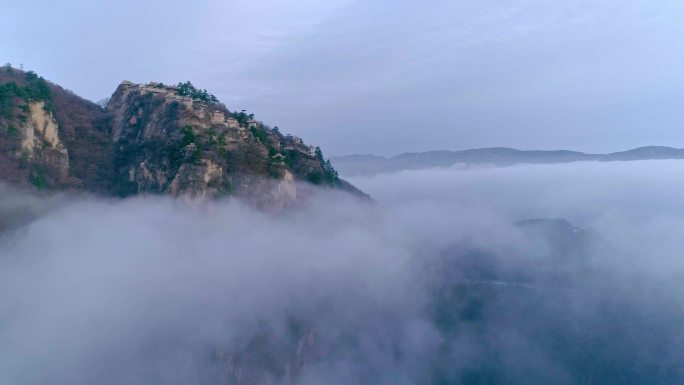 航拍崆峒山云海-1