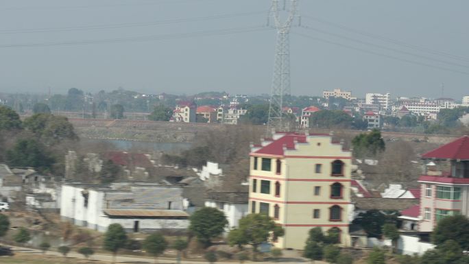 江西高铁沿路风景