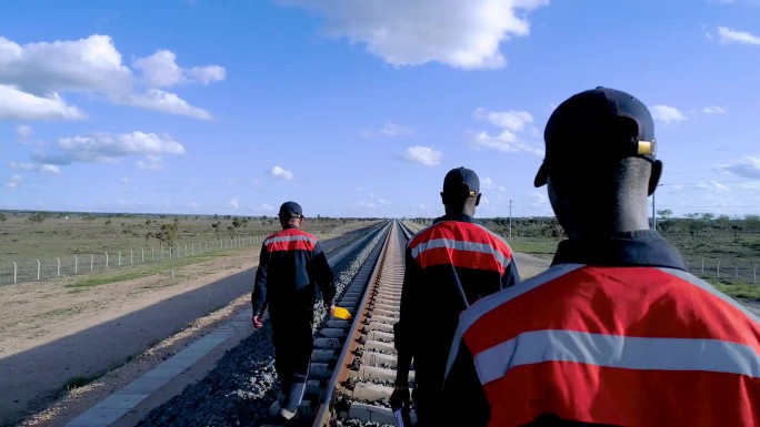 基础建设 建设工人 外国工程