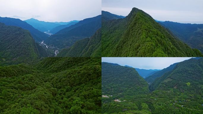 崇山峻岭和峡谷