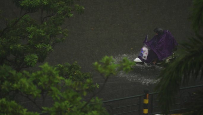 暴雨城市交通