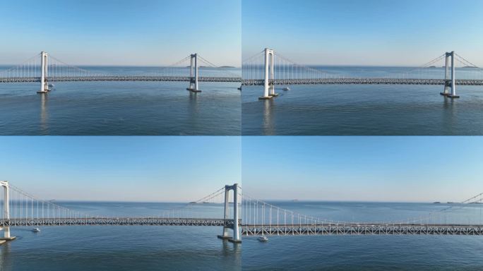 最新大连星海湾大桥航拍4K宣传片