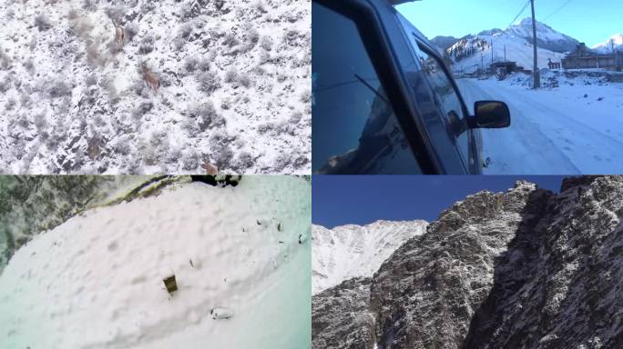 自然风光 山川河流 新疆雪山