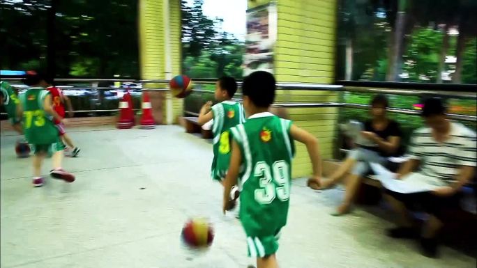 兴趣培训 才艺学习 儿童篮球赛