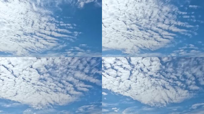 天空云彩蓝天白云延时视频空镜头素材