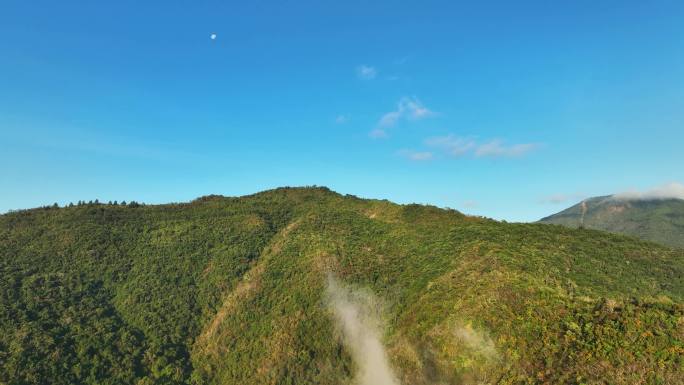 航拍海南昌江王下乡自然美景