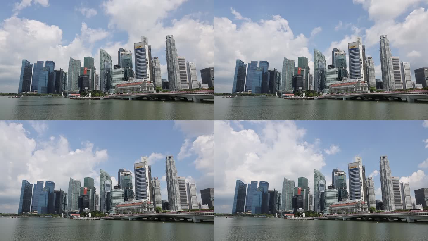 新加坡CBD延时摄影