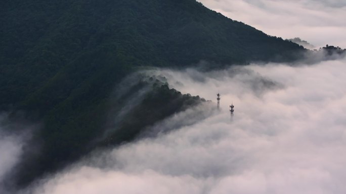 山区云海航拍