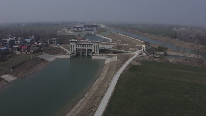 河南周口郸城美丽乡村航拍