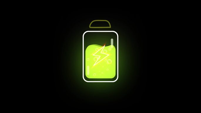 电池充电动画AE模板