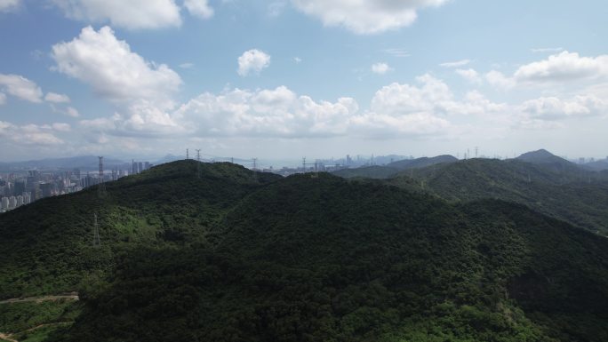 4K航拍深圳塘朗山