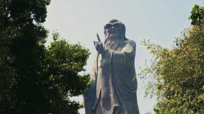 道家老子雕像崂山太清宫3
