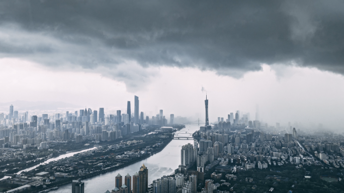 广州台风暴雨延时09