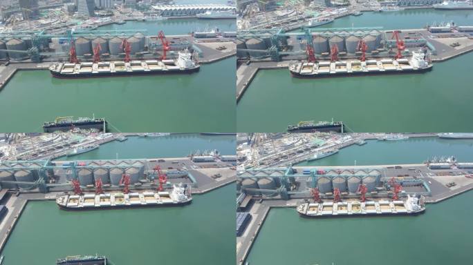 青岛港散货码头装卸 航运贸易