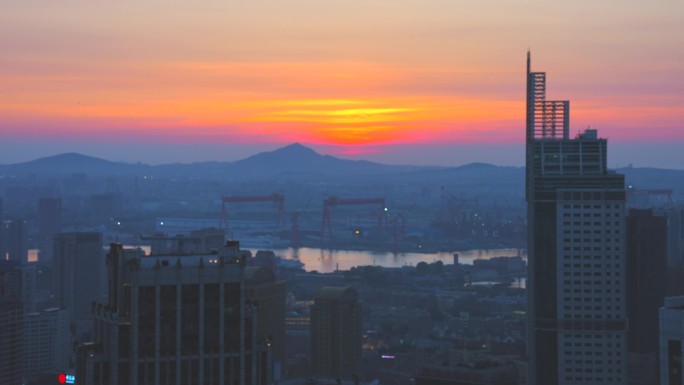 日落 落日 夕阳