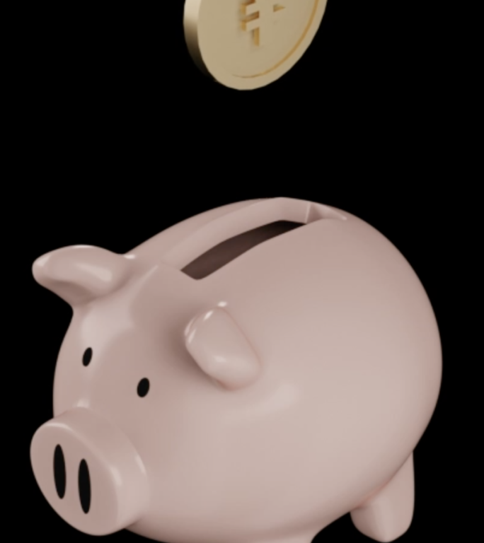 3D小猪存钱罐
