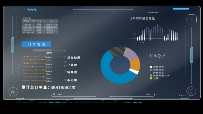 原创智慧运营订单管理界面