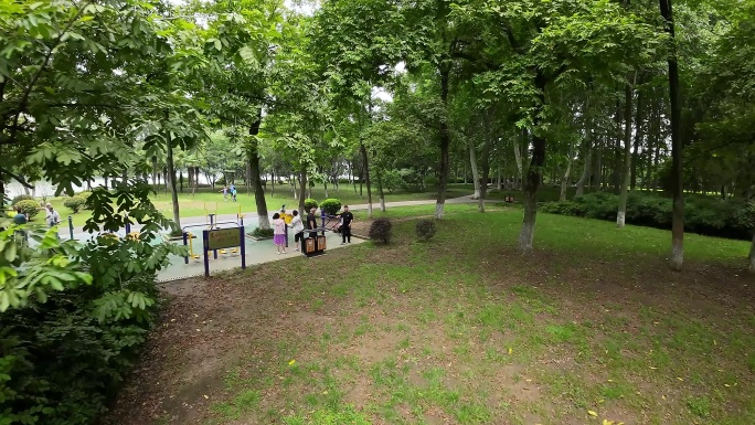 穿越机 安徽 马鞍山 雨山湖  公园4