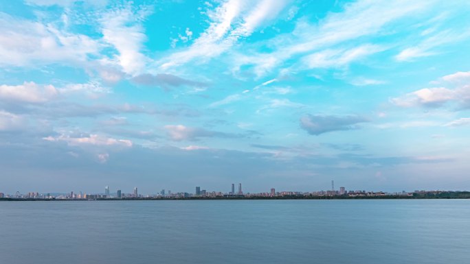 昆明天空之镜风景延时