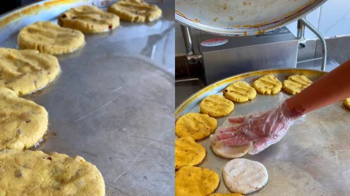 饼子 锅贴饼子 枣饼子 手工饼子 贴饼子