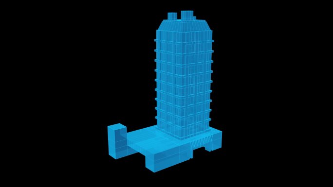 全息素材 建筑1-2