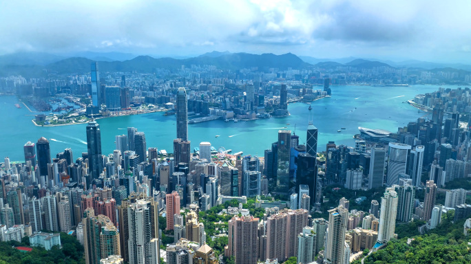 大湾区香港地标建筑CBD港岛【合集】