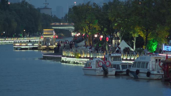 淮安夜景 夜间经济 文庙国师塔