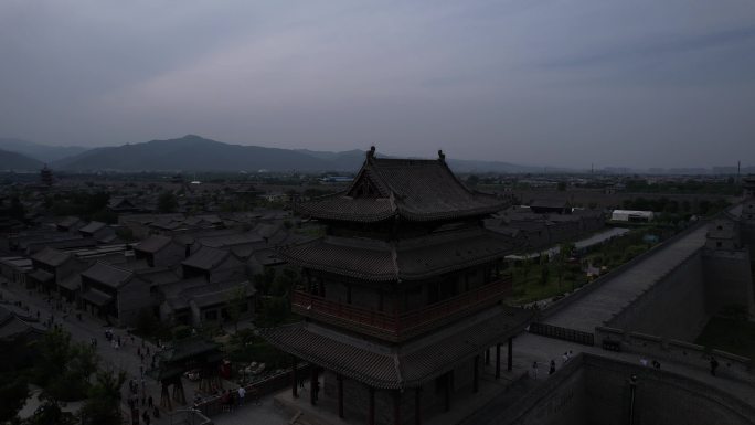 太原古县城航拍历史文化
