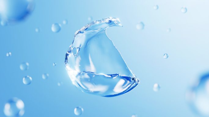 透明水球 镂空水球 水素材