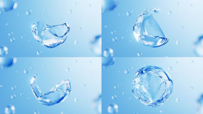 透明水球 镂空水球 水素材