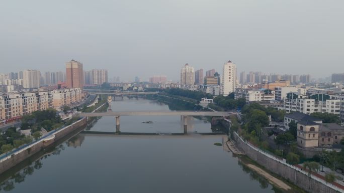 信阳潢川小潢河晨曦